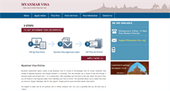 Desktop Screenshot of myanmarvisa.org
